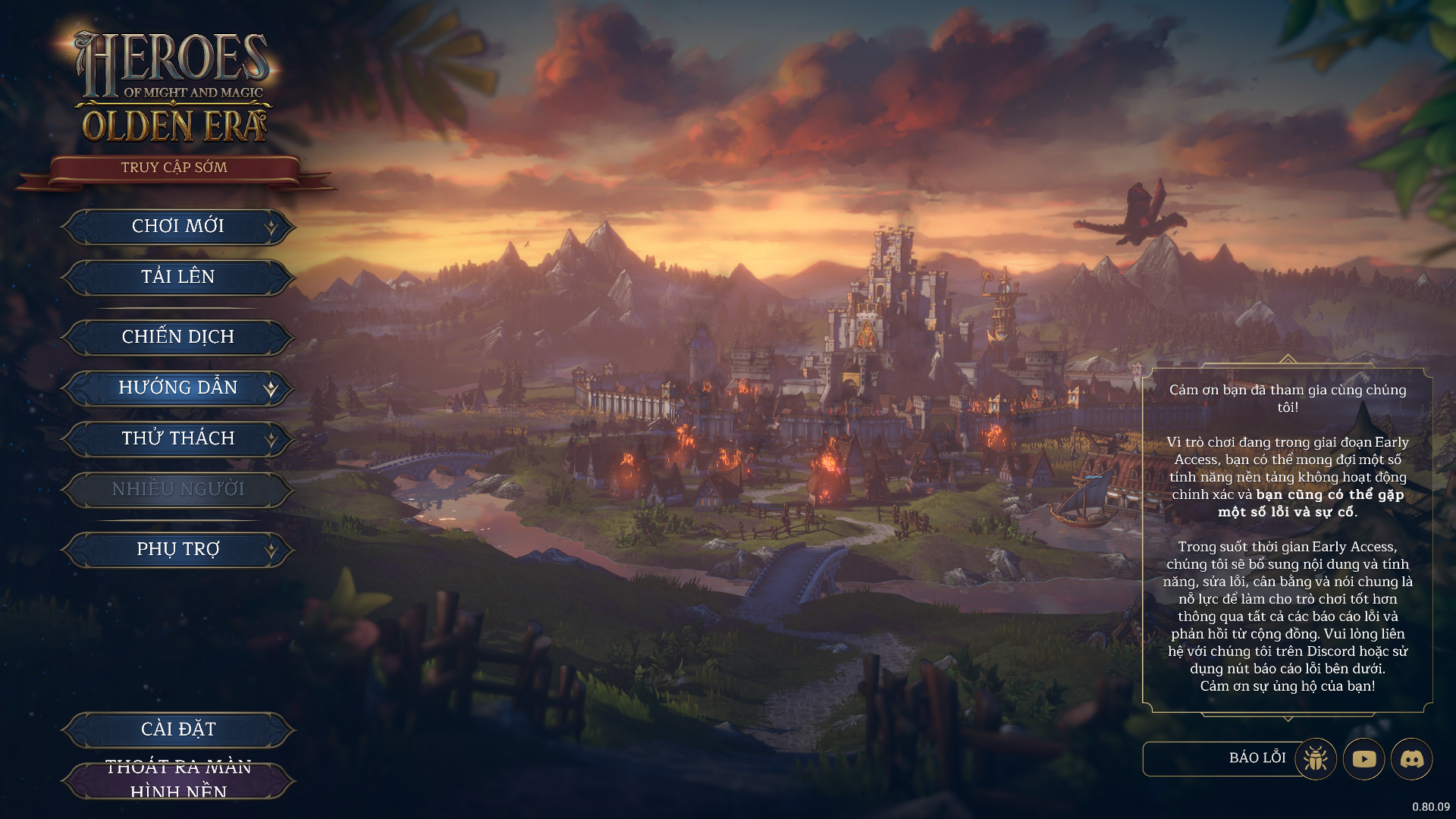 Heroes of Might and Magic: Olden Era Việt Hóa